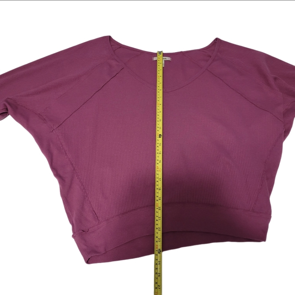 Free People   Women's Size M   Thermal Top   Mulberry - Picture 12 of 16